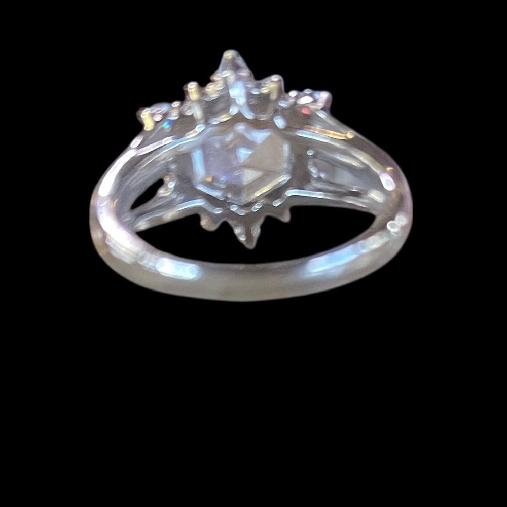 Engagement Statement Ring Asscher Square Step-Cut… - image 7